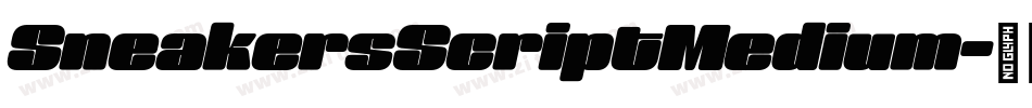 SneakersScriptMedium字体转换