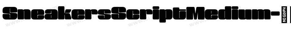 SneakersScriptMedium字体转换