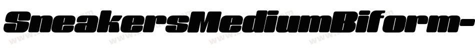SneakersMediumBiform字体转换