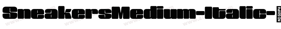 SneakersMedium-Italic字体转换