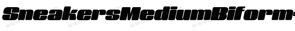 SneakersMediumBiform字体转换