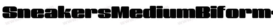 SneakersMediumBiform字体转换