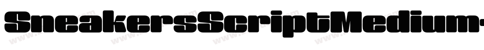 SneakersScriptMedium字体转换