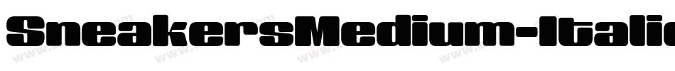 SneakersMedium-Italic字体转换