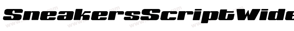 SneakersScriptWide字体转换