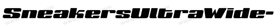 SneakersUltraWide字体转换