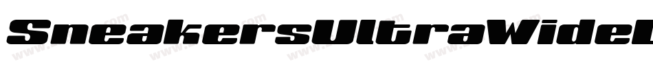 SneakersUltraWideBiform字体转换