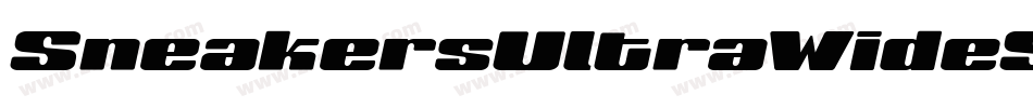 SneakersUltraWideSC字体转换