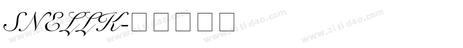 SNELLK字体转换