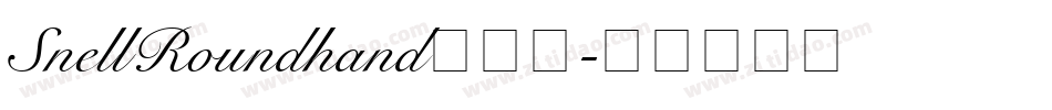 SnellRoundhand转换器字体转换