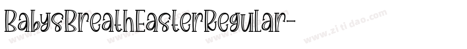 BabysBreathEasterRegular字体转换