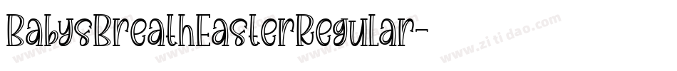 BabysBreathEasterRegular字体转换
