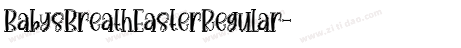 BabysBreathEasterRegular字体转换