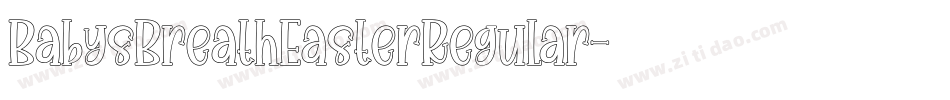BabysBreathEasterRegular字体转换