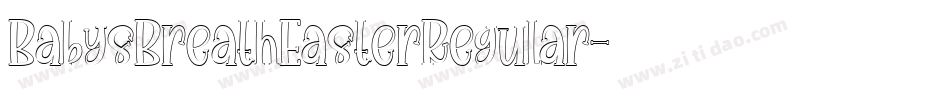 BabysBreathEasterRegular字体转换