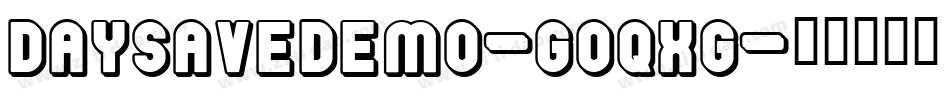 DaysaveDemo-GOqxG字体转换