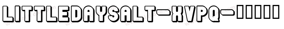 LittleDaysAlt-xvpq字体转换