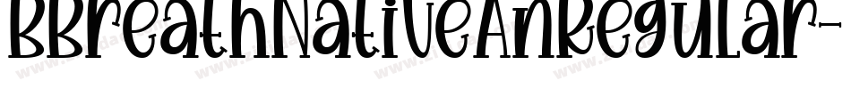 BBreathNativeAnRegular字体转换