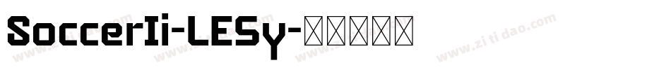 SoccerIi-LE5y字体转换