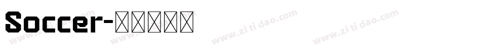 Soccer字体转换