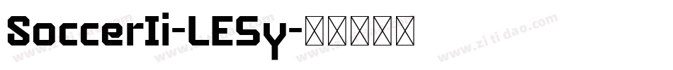 SoccerIi-LE5y字体转换