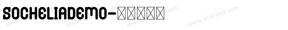 SocheliaDEMO字体转换