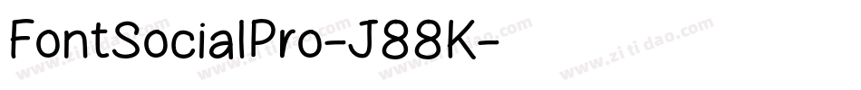 FontSocialPro-J88K字体转换