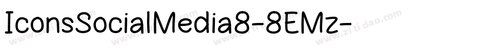 IconsSocialMedia8-8EMz字体转换