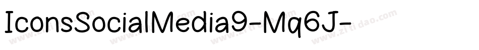 IconsSocialMedia9-Mq6J字体转换