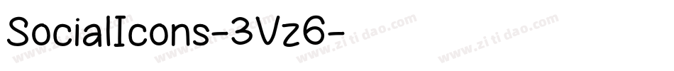 SocialIcons-3Vz6字体转换