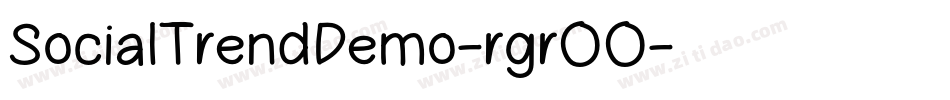 SocialTrendDemo-rgrOO字体转换