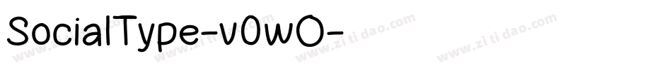 SocialType-v0wO字体转换
