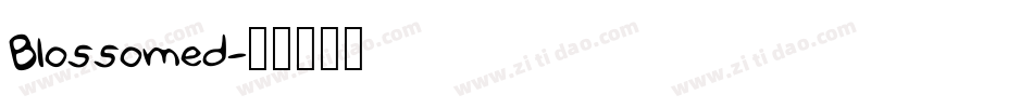 Blossomed字体转换