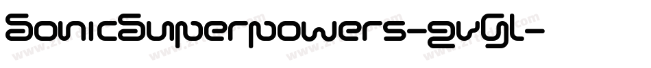 SonicSuperpowers-2vGl字体转换
