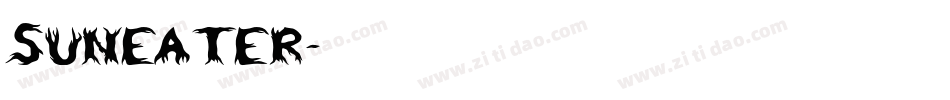 Suneater字体转换