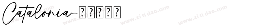 Catalonia字体转换