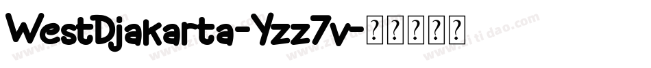 WestDjakarta-Yzz7v字体转换