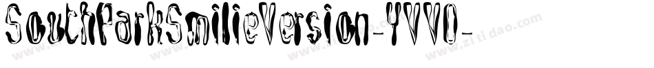 SouthParkSmilieVersion-YVVO字体转换