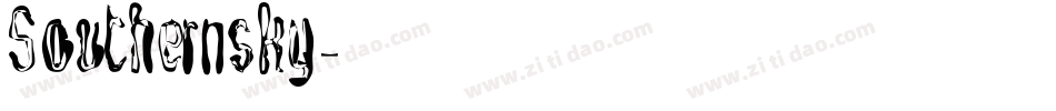 Southernsky字体转换