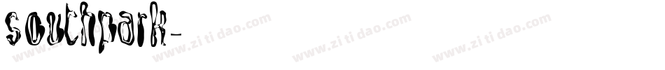 southpark字体转换