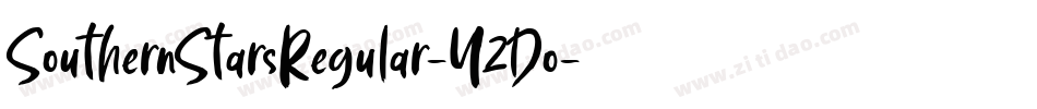 SouthernStarsRegular-Y2Do字体转换
