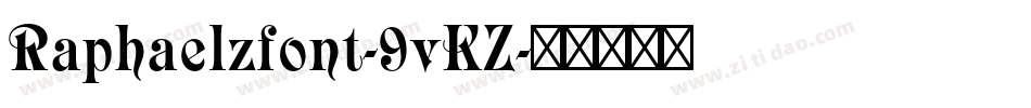 Raphaelzfont-9vKZ字体转换