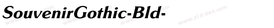 SouvenirGothic-Bld字体转换