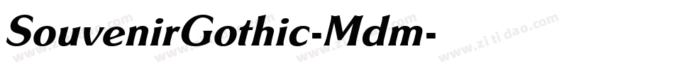 SouvenirGothic-Mdm字体转换