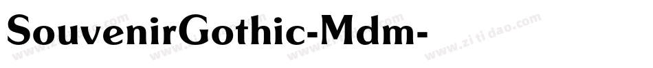 SouvenirGothic-Mdm字体转换