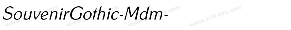 SouvenirGothic-Mdm字体转换