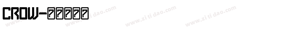 Crow字体转换