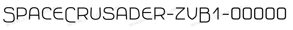 SpaceCrusader-zvB1字体转换