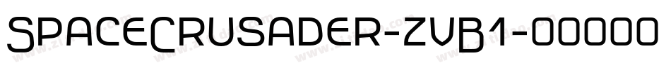 SpaceCrusader-zvB1字体转换