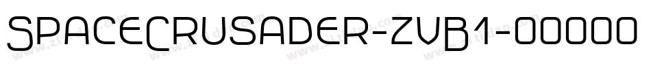 SpaceCrusader-zvB1字体转换